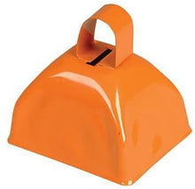 Load image into Gallery viewer, Metal Cowbell Noisemakers - School Cowbells Set 12 Pack