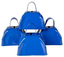 Load image into Gallery viewer, Metal Cowbell Noisemakers - School Cowbells Set 12 Pack
