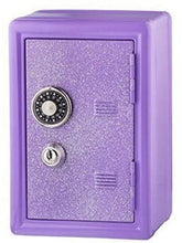 Load image into Gallery viewer, Glitter Safe Bank – Mini Locker with Glitter - Kids Storage Locker
