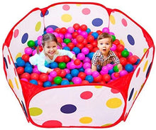 Load image into Gallery viewer, PlayO Kids Ball Pit Tent - Toddler Red Ball Pit Playpen with Carry Case. for Indoor/Outdoor Fun Activities. Great Birthday Gift for Girl or Boy (Balls not Included)
