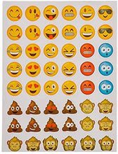 Load image into Gallery viewer, Playo Emoji Stickers - Kids Emoticon Play Stickers Assortment - Bulk Pack 72 Sheets