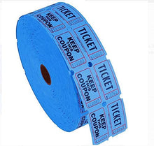 Load image into Gallery viewer, Playo Double Coupon Raffle Ticket Roll 2000 Tickets - Orange