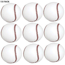 Load image into Gallery viewer, PlayO Inflatable Baseballs - 16 inch Beach Balls - Swimming Pool Beachballs - Kids Pool Sports Party Toys