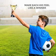 Load image into Gallery viewer, Kids Plastic Golden Award Trophy – Pack of 12 – 5 inch Gold Cup Trophies for Children - Party Favors Reward Prizes