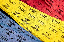Load image into Gallery viewer, Playo Double Coupon Raffle Ticket Roll 2000 Tickets