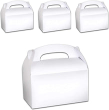 Load image into Gallery viewer, Treat Gift Boxes (Pack of 12) - Gable Paper Box for Gifts, Cupcake, Cookies, Candy and Goodies - Choose Color