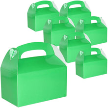 Load image into Gallery viewer, Treat Gift Boxes (Pack of 12) - Gable Paper Box for Gifts, Cupcake, Cookies, Candy and Goodies - Choose Color