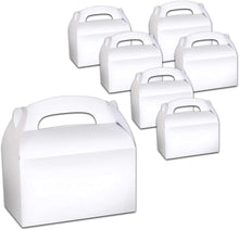 Load image into Gallery viewer, Treat Gift Boxes (Pack of 12) - Gable Paper Box for Gifts, Cupcake, Cookies, Candy and Goodies - Choose Color