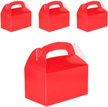 Load image into Gallery viewer, Treat Gift Boxes (Pack of 12) - Gable Paper Box for Gifts, Cupcake, Cookies, Candy and Goodies - Choose Color