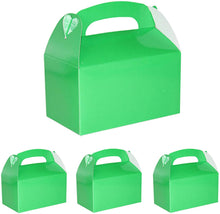 Load image into Gallery viewer, Treat Gift Boxes (Pack of 12) - Gable Paper Box for Gifts, Cupcake, Cookies, Candy and Goodies - Choose Color