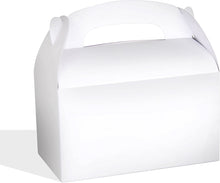 Load image into Gallery viewer, Treat Gift Boxes (Pack of 12) - Gable Paper Box for Gifts, Cupcake, Cookies, Candy and Goodies - Choose Color