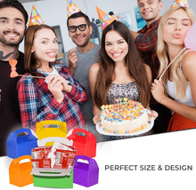 Load image into Gallery viewer, Treat Gift Boxes (Pack of 12) - Gable Paper Box for Gifts, Cupcake, Cookies, Candy and Goodies - Choose Color