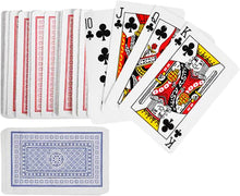 Load image into Gallery viewer, PlayO Playing Cards - 12 Packs - 12 Decks of Playing Cards in Blue and Red Printed Box - Individual Packing for Party Favors