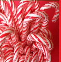 Load image into Gallery viewer, Red & White Peppermint Candy Canes Christmas Candy - Pack of 24