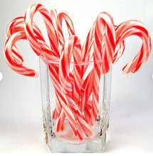 Load image into Gallery viewer, Red & White Peppermint Candy Canes Christmas Candy - Pack of 24