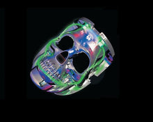 Load image into Gallery viewer, Light up Skull Mask, LED Halloween Scary Mask Costume for Men Women Kids