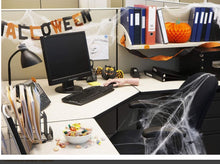 Load image into Gallery viewer, Stretchable Spider Webs Halloween Decoration - Spider Webbing Spooky Party Decorations