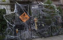 Load image into Gallery viewer, Stretchable Spider Webs Halloween Decoration - Spider Webbing Spooky Party Decorations