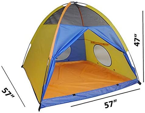 Kids pop up Camping Tent - Bright Colorful Play Tent for Indoor