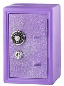 Glitter Safe Bank – Mini Locker with Glitter - Kids Storage Locker