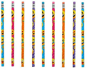 Emoji Pencils - Set of 12