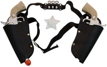 Load image into Gallery viewer, Western Toy Cowboy Gun and Holster Set with Sheriff Badge and Belt
