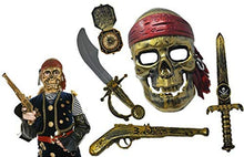 Load image into Gallery viewer, Halloween Pirate Costume Set W/Accessories – Pirate Role Play Set
