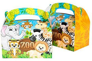 Party Favor Zoo Treat Boxes - Set of 12