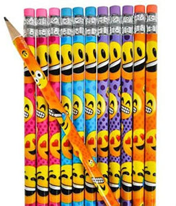 Emoji Pencils - Set of 12