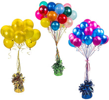 Load image into Gallery viewer, Playo Metallic Balloon Weights - Pack of 12 - Choose Color
