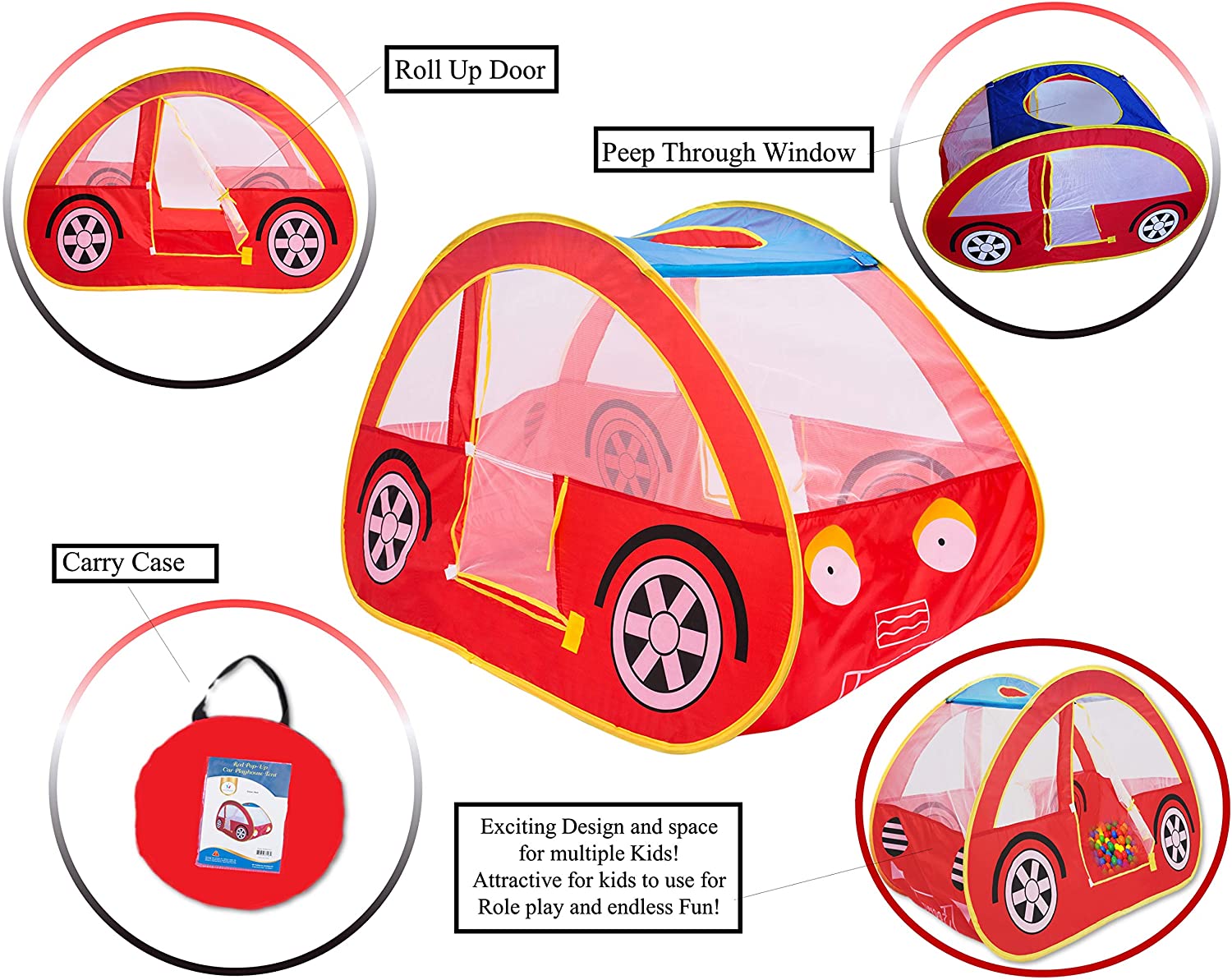 pop up car tent Car Popup Tent – Red Racing car