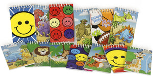 mini Spiral Notebook, Notepads Smile, Zoo, Sports Party Favors. Dental, Teacher Classroom Rewards TM